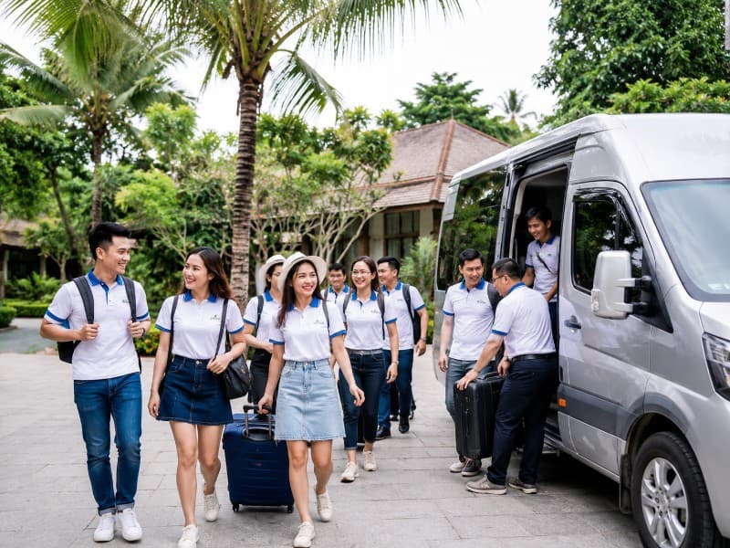 Nên chọn xe bao nhiêu chỗ cho đoàn đi công tác công ty?